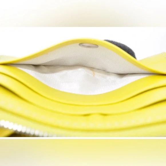 Celine Yellow Floral Vintage Women's Wallet EUC - Picture 7 of 12